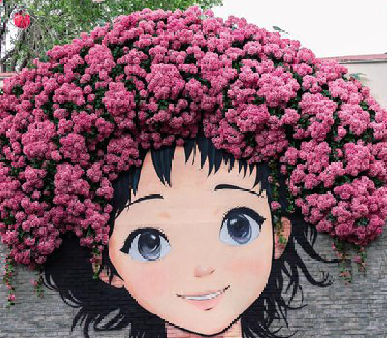 丽江墙体彩绘-网红墙打卡