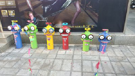 丽江商业区彩绘