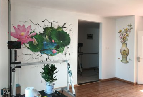 丽江墙体彩绘相比墙纸的优势。