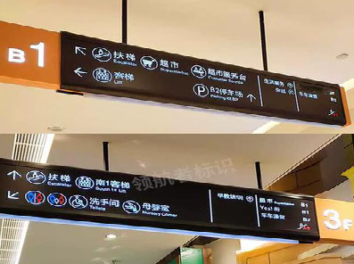 丽江如何通过商场标识牌引导客流分布？