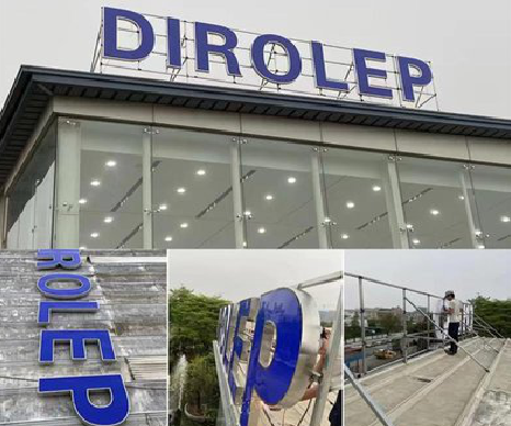 丽江楼顶发光字安装的注意事项。